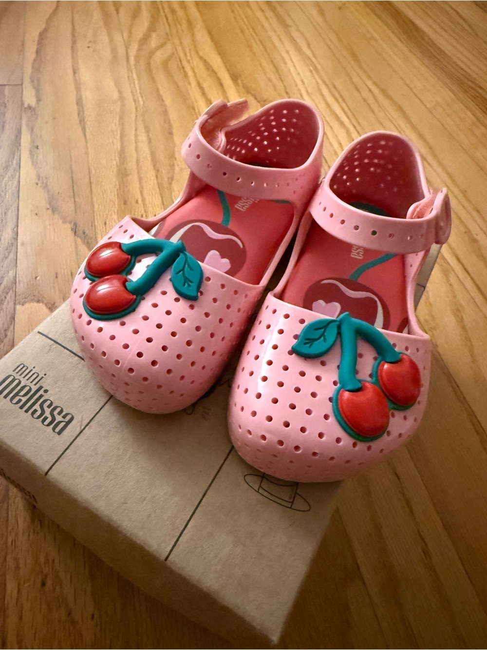Brand New! Mini Melissa Pink Jelly Mary Janes